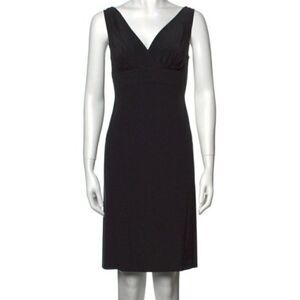 Narciso Rodriguez Black Mini Dress Sleeveless